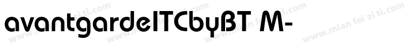 avantgardeITCbyBT M字体转换